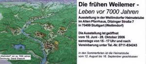 Weilimdorf vor ca. 7.000 Jahren, eine Zeichnung von David Elsworth