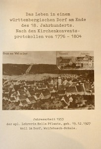 Titelcover des neuen Buches vom Weilimdorfer Heimatkreis