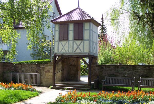 Der Pfarrgarten bei der Oswaldkirche