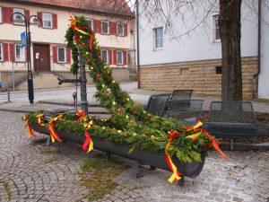 Der Osterbrunnen von Weilimdorf 2017