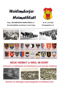 Cover Weilimdorfer Heimatblatt Nr. 47